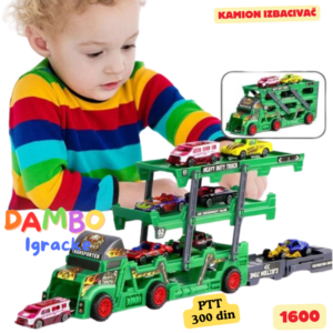 Kamion izbacivač sa 4 autića