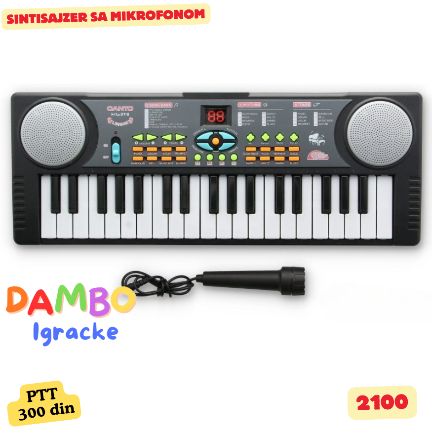 Sintisajzer sa mikrofonom