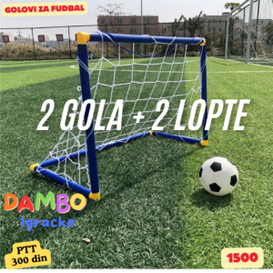 Golovi za fudbal 2 kom