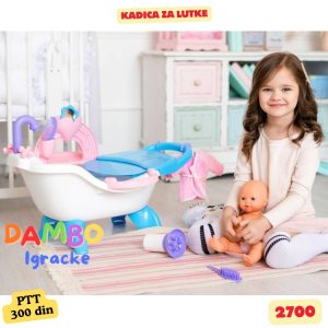 Kadica za kupanje lutki