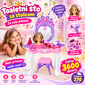 Toaletni sto sa stolicom