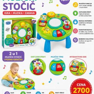 Dečiji edukativni sto sa svetlom i zvukom